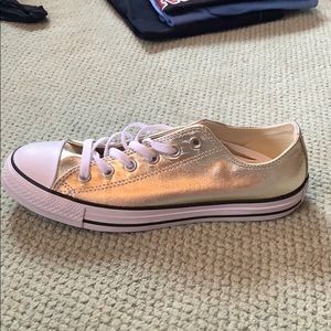 Metallic Gold Converse